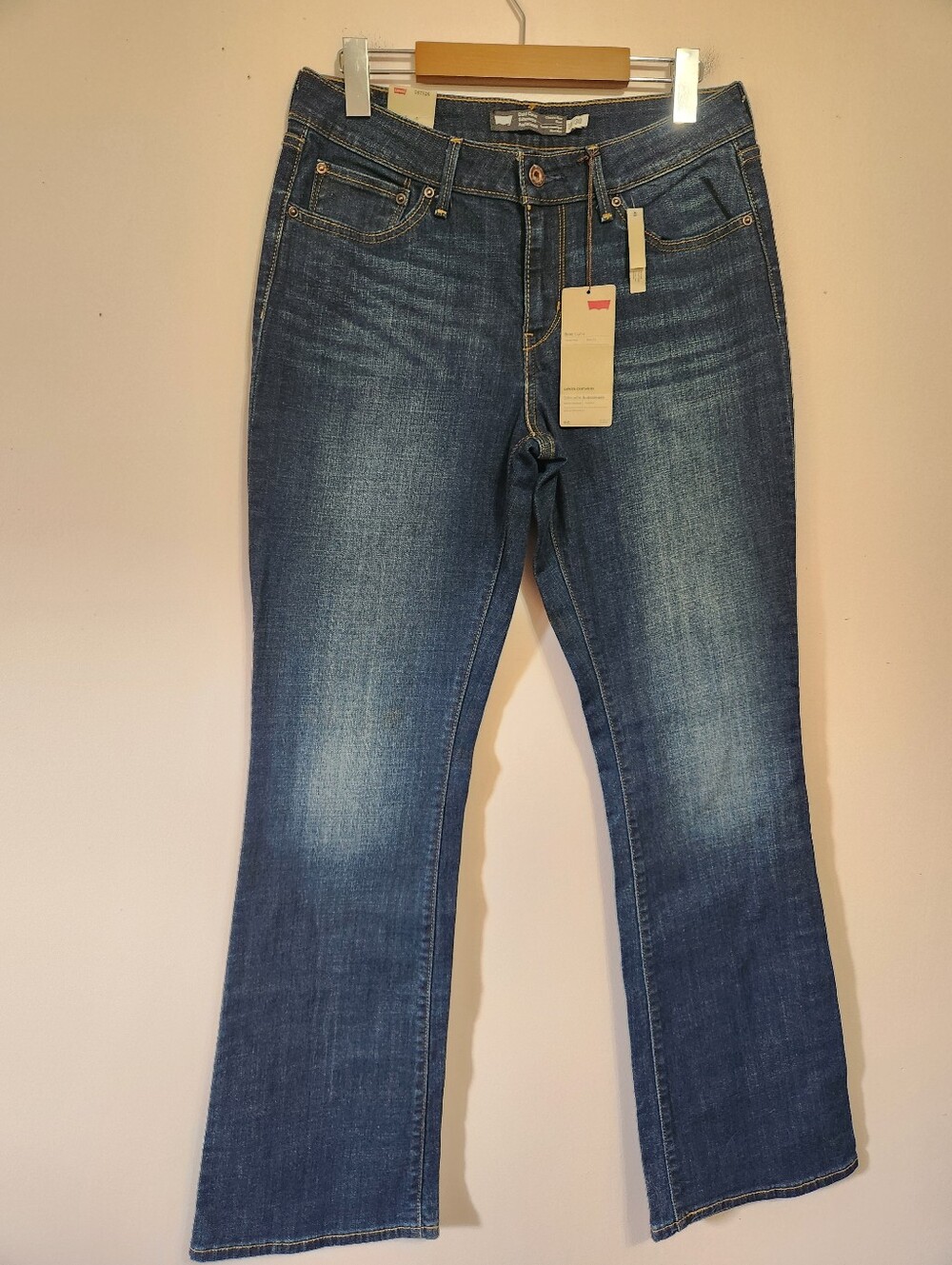 NWT Levi's Curve ID Bold Curve Classic Bootcut Jeans Dark Wash Y2K Western 10/30